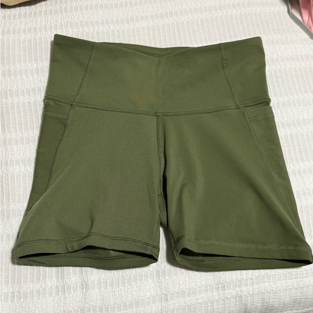 Old Navy Women's Olive Bike Shorts